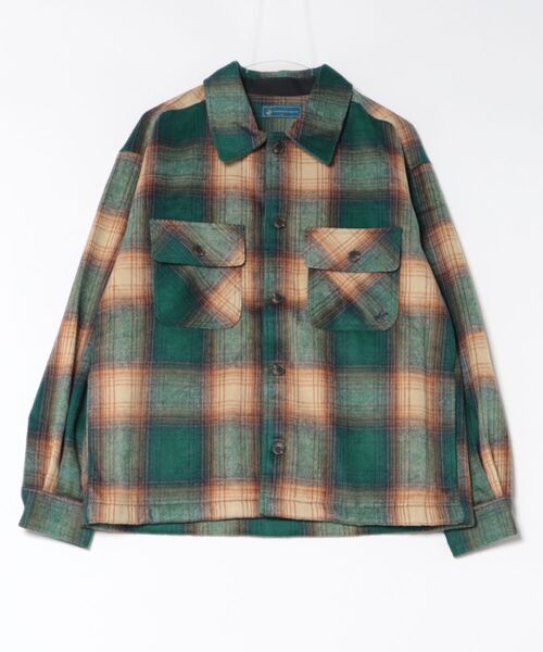 IO（イオ）（イオ）の「BEVERLY HILLS POLO CLUB / シャギーチェックシャツＣＰＯシャツ(BHPC) / 6422-3142（シャツ/ブラウス・レディース・ブルー/ブラウン/ブラック/カーキ・LARGE/X-LARGE/MEDIUM）」の3枚目の写真