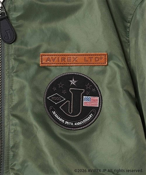 JEANASIS(ジーナシス)の「【AVIREX×JEANASIS】MA-1【選べる着丈】(MA-1・レディース・ブラック/カーキ・MEDIUM/SMALL)」の19枚目の写真