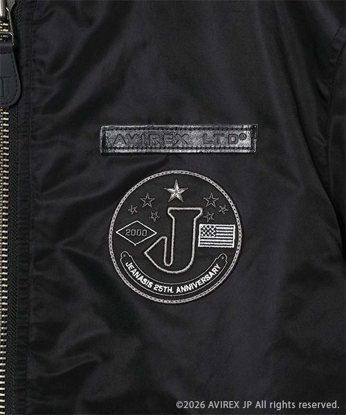 JEANASIS(ジーナシス)の「【AVIREX×JEANASIS】MA-1【選べる着丈】(MA-1・レディース・ブラック/カーキ・MEDIUM/SMALL)」の14枚目の写真