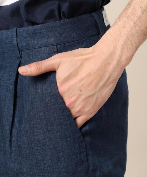 BEAUTY&YOUTH UNITED ARROWS(ビューティーアンドユースユナイテッドアローズ)の「BY デラヴェ 1プリーツ アンクルパンツ◆(スラックス・メンズ・ネイビー/ダークグレー・SMALL/MEDIUM/X-LARGE/LARGE)」の16枚目の写真
