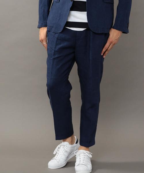 BEAUTY&YOUTH UNITED ARROWS(ビューティーアンドユースユナイテッドアローズ)の「BY デラヴェ 1プリーツ アンクルパンツ◆(スラックス・メンズ・ネイビー/ダークグレー・SMALL/MEDIUM/X-LARGE/LARGE)」の19枚目の写真