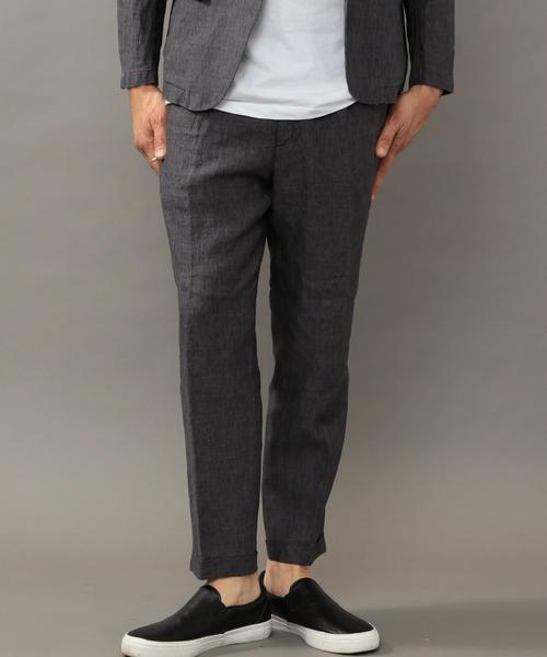 BEAUTY&YOUTH UNITED ARROWS(ビューティーアンドユースユナイテッドアローズ)の「BY デラヴェ 1プリーツ アンクルパンツ◆(スラックス・メンズ・ネイビー/ダークグレー・SMALL/MEDIUM/X-LARGE/LARGE)」の21枚目の写真