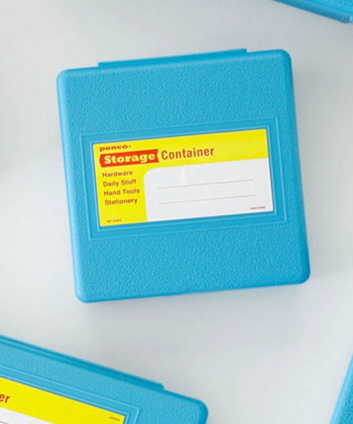PENCO（ペンコ）の「penco ペンコ ストレージコンテナー 収納ボックス ミニケース SS（収納グッズ・レディース・オレンジ/ネイビー/ホワイト/グリーン/ライトブルー/イエロー/ブラック/ベージュ/クリア・FREE）」の5枚目の写真
