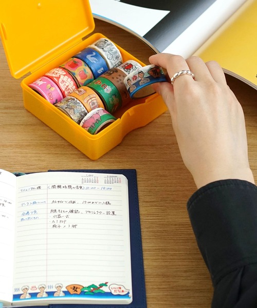 PENCO（ペンコ）の「penco ペンコ ストレージコンテナー 収納ボックス ミニケース SS（収納グッズ・レディース・オレンジ/ネイビー/ホワイト/グリーン/ライトブルー/イエロー/ブラック/ベージュ/クリア・FREE）」の22枚目の写真