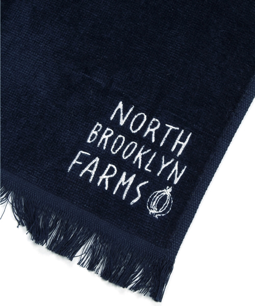 NORTH BROOKLYN FARMS(ノースブルックリンファームス)の「タオル(フェイスタオル・メンズ・ネイビー/ナチュラル・FREE)」の4枚目の写真