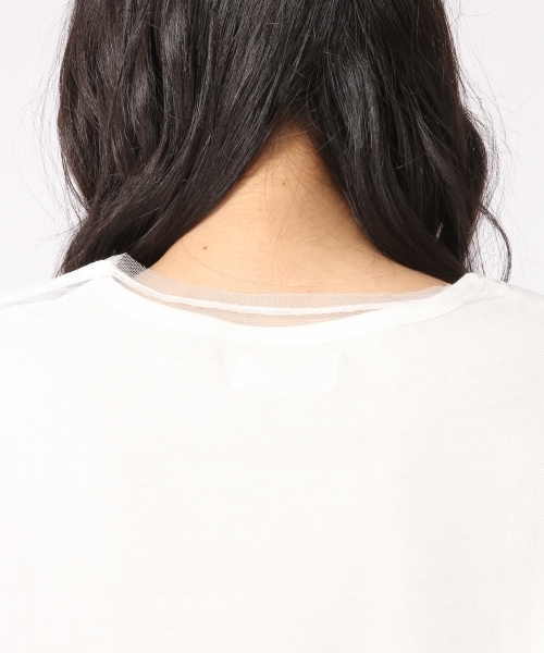 HARE（ハレ）の「２Pセットチュールカットソー(HARE)（Tシャツ/カットソー・レディース・オフホワイト/グレー・FREE）」の9枚目の写真