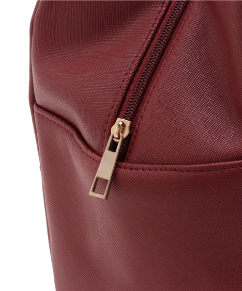 E hyphen world gallery(イーハイフンワールドギャラリー)の「ボストンバッグ(ハンドバッグ・レディース・ブラック/レッド・FREE)」の5枚目の写真