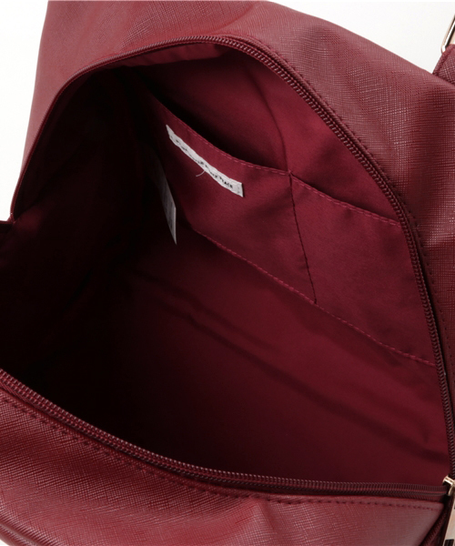 E hyphen world gallery(イーハイフンワールドギャラリー)の「ボストンバッグ(ハンドバッグ・レディース・ブラック/レッド・FREE)」の7枚目の写真