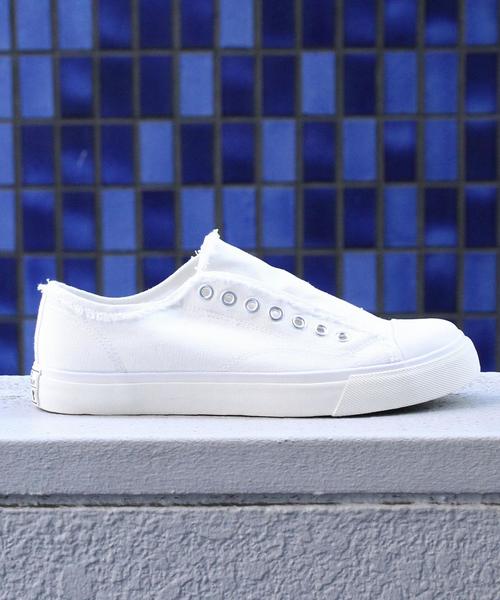 coen(コーエン)の「キャンバススリッポンスニーカー(メンズ)(スリッポン・メンズ・ネイビー/オリーブ/ホワイト/ライトグレー・SMALL/LARGE/MEDIUM)」の16枚目の写真