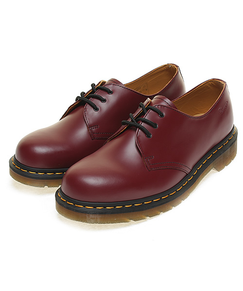 Dr. Martens（ドクターマーチン）の「DrMartens 3EYE GIBSON（その他シューズ・メンズ・ブラック/レッド・UK7/UK8/UK9/UK10）」の3枚目の写真