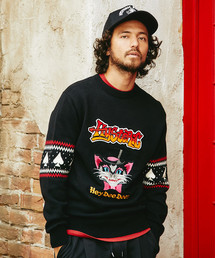 HYSTERIC GLAMOUR | MAGIC CAT刺繍 プルオーバー(ニット/セーター)