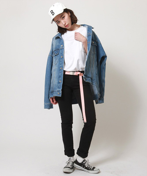 THE CASUAL（カジュアル）の「【10色展開 / ユニセックスモデル】 日本製ロングガチャベルト（ベルト・メンズ・ブラック/カーキ/サックスブルー/ネイビー/オレンジ/グレー/ナチュラル/ホワイト/ピンク/レッド・FREE）」の13枚目の写真