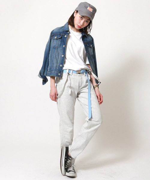 THE CASUAL（カジュアル）の「【10色展開 / ユニセックスモデル】 日本製ロングガチャベルト（ベルト・メンズ・ブラック/カーキ/サックスブルー/ネイビー/オレンジ/グレー/ナチュラル/ホワイト/ピンク/レッド・FREE）」の22枚目の写真