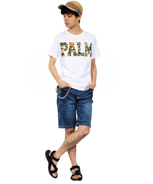8(eight)(エイト)の「 カットデニム ショートパンツ (デニムパンツ・メンズ・ケミカルウォッシュ/インディゴブルー/ブルー・MEDIUM/LARGE/X-LARGE)」の15枚目の写真