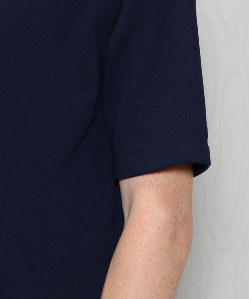 SAINT JAMES（セントジェームス）の「＜SAINT JAMES＞OUESSANT SOLID SHORT SLEEVE/ｶｯﾄｿｰ（Tシャツ/カットソー・メンズ・ホワイト/ネイビー・4/5）」の10枚目の写真