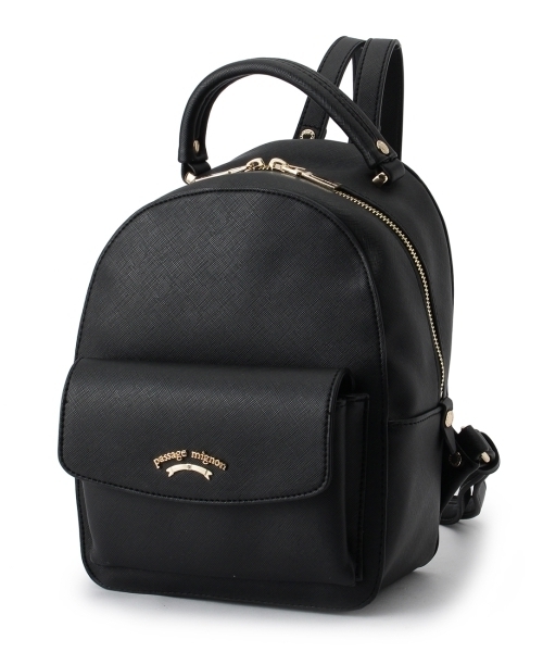 Passage Mignon Flaneur パサージュミニョンフラヌール の フラップポケット付きミニリュック バックパック リュック Wear