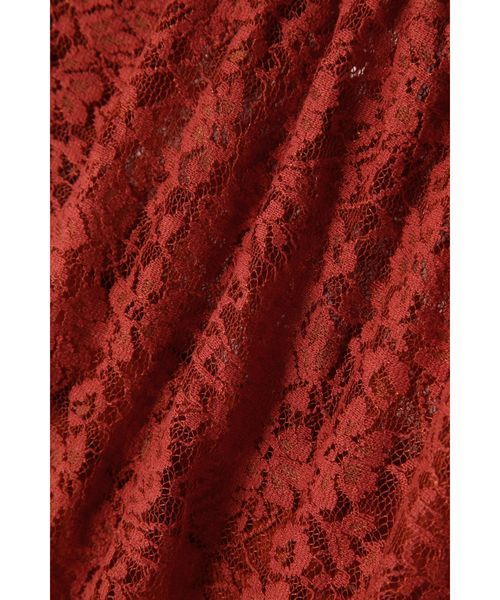 FREE'S MART（フリーズマート）の「レースハイネックブラウス（シャツ/ブラウス・レディース・ブラウン/ホワイト/ブラック/パープル・FREE）」の16枚目の写真