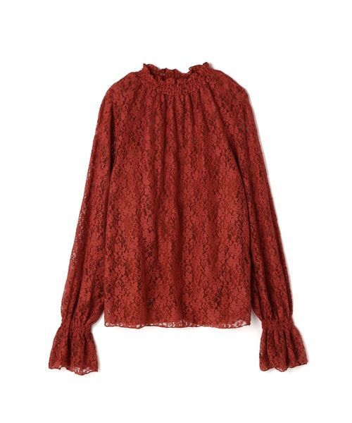 FREE'S MART（フリーズマート）の「レースハイネックブラウス（シャツ/ブラウス・レディース・ブラウン/ホワイト/ブラック/パープル・FREE）」の20枚目の写真