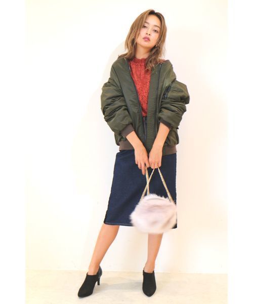 FREE'S MART（フリーズマート）の「レースハイネックブラウス（シャツ/ブラウス・レディース・ブラウン/ホワイト/ブラック/パープル・FREE）」の18枚目の写真