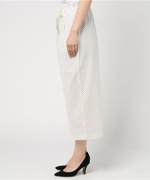 POU DOU DOU(プードゥドゥ)の「シャツコールドローストリングワイドパンツ(その他パンツ・レディース・ネイビー/ターコイズブルー/アイボリー/オレンジ・3)」の12枚目の写真