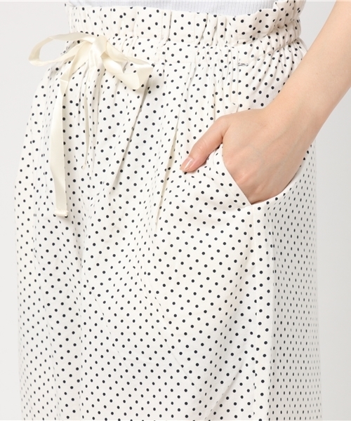 POU DOU DOU(プードゥドゥ)の「シャツコールドローストリングワイドパンツ(その他パンツ・レディース・ネイビー/ターコイズブルー/アイボリー/オレンジ・3)」の11枚目の写真