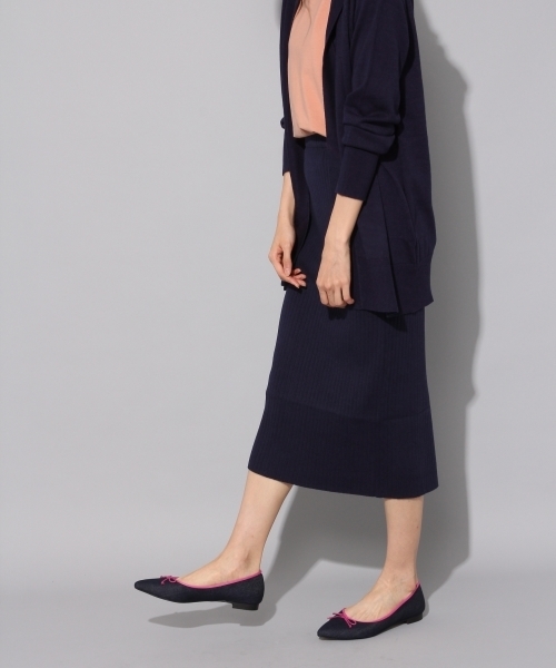 BLISS POINT（ブリスポイント）の「【温度調整素材】リブタイトスカート/766576（スカート・レディース・ネイビー/グレー/スミクロ・MEDIUM/LARGE）」の17枚目の写真