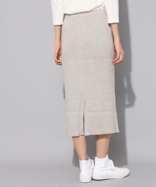 BLISS POINT（ブリスポイント）の「【温度調整素材】リブタイトスカート/766576（スカート・レディース・ネイビー/グレー/スミクロ・MEDIUM/LARGE）」の19枚目の写真