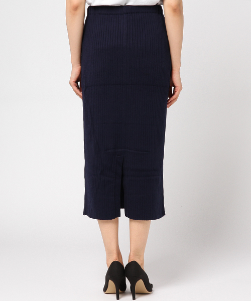 BLISS POINT（ブリスポイント）の「【温度調整素材】リブタイトスカート/766576（スカート・レディース・ネイビー/グレー/スミクロ・MEDIUM/LARGE）」の9枚目の写真