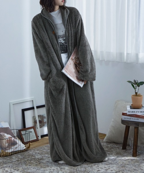Fashion Letter ファッションレター の 着る毛布 ルームウェア ボアワンピース ルームワンピース Wear