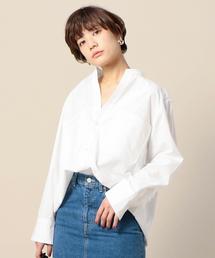 BEAUTY&YOUTH UNITED ARROWS | BY コットンタイプライターバンドカラーシャツ(シャツ/ブラウス)