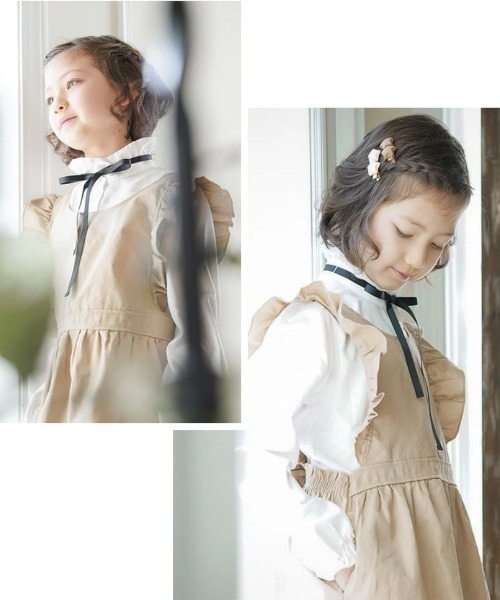 Catherine Cottage（キャサリンコテージ）の「3WAYリボンブラウス（シャツ/ブラウス・キッズ・ホワイト・110/120/130/140/150/160）」の8枚目の写真