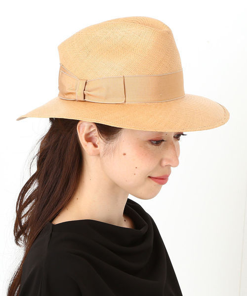 EFFE BEAMS(エッフェビームス)の「Borsalino / PANAMA QUITO 中折れハット(ハット)」|ベージュ