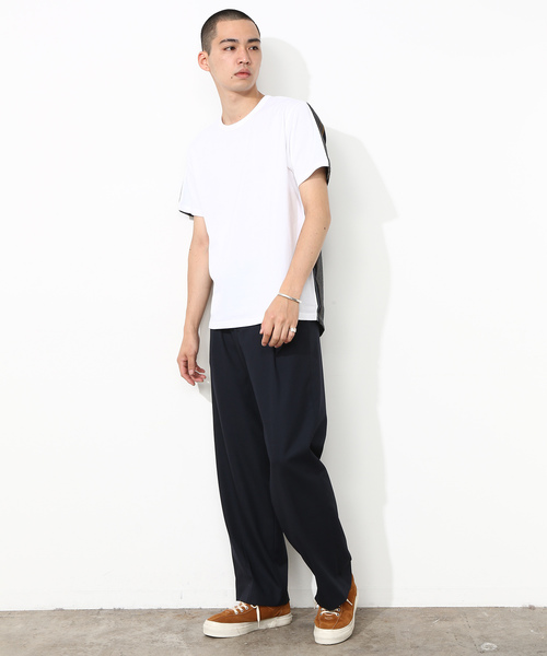 ALOYE(アロイ)の「【ALOYE】別注 亀田縞ストライプTシャツ(Tシャツ/カットソー・メンズ・ホワイト/ブラック・L/M)」の20枚目の写真