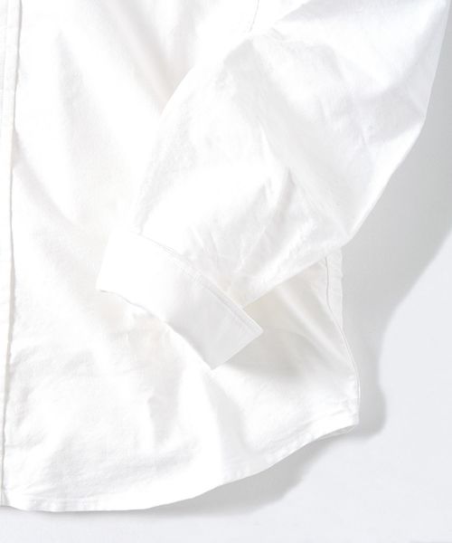 GITMAN VINTAGE(ギットマン ヴィンテージ)の「GITMAN VINTAGE: オックスフォード ボタンダウン シャツ(シャツ/ブラウス・メンズ・ホワイト/ライトブルー・MEDIUM/SMALL)」の8枚目の写真