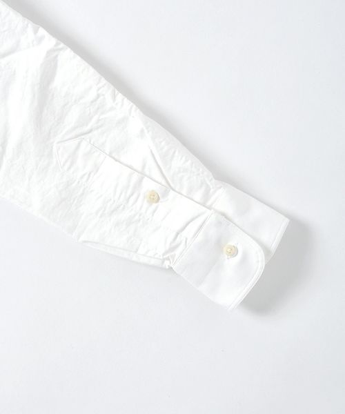 GITMAN VINTAGE(ギットマン ヴィンテージ)の「GITMAN VINTAGE: オックスフォード ボタンダウン シャツ(シャツ/ブラウス・メンズ・ホワイト/ライトブルー・MEDIUM/SMALL)」の7枚目の写真