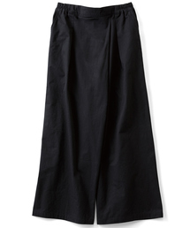 Live in comfort | リブ　イン　コンフォート　おなかまわりスッキリ　軽やかラップ風ワイドパンツ/ガウチョパンツ(その他パンツ)