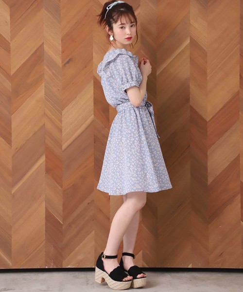 セール】柄アソート花柄ワンピース（ワンピース）｜one after another