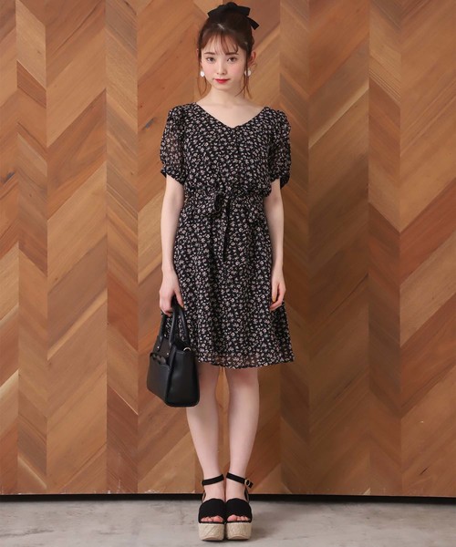 セール】柄アソート花柄ワンピース（ワンピース）｜one after another