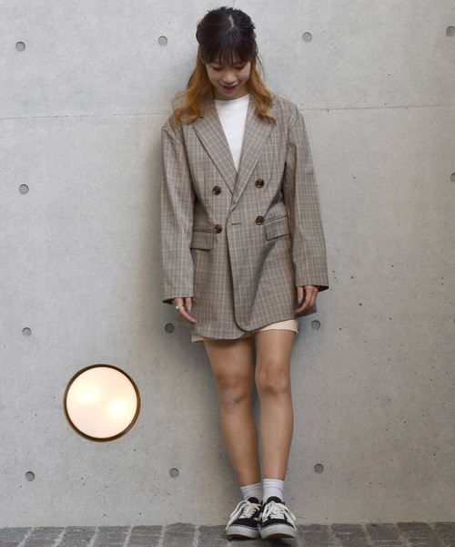 w closet（ダブルクローゼット）の「グレンチェックテーラード