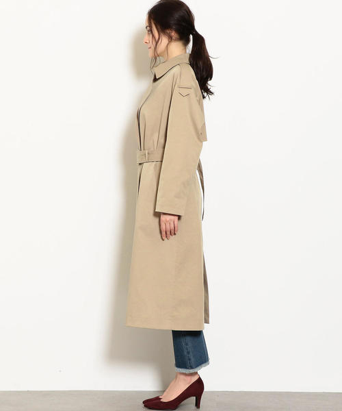 未使用・タグ付き！グリーンレーベルリラクシング トレンチコート　38サイズ ◇D T/C ミドル丈 撥水トレンチコート （トレンチコート