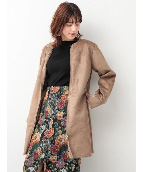 YECCA VECCA（イェッカヴェッカ）の「ゴブランＺＩＰスカート（スカート・レディース・ブラック/アイボリー・FREE）」の16枚目の写真