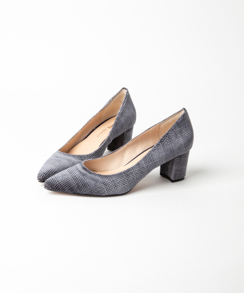 PICHE ABAHOUSE(ピシェ アバハウス)の「チャンキーヒールパンプス(パンプス・レディース・ブラック/ベージュ/その他/ネイビー・40/38/39/35/36/37/34)」の4枚目の写真