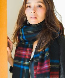 macocca | 内モンゴル産カシミヤ100％チェックストール(ストール/ショール)