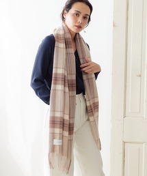 macocca（マコッカ）の「内モンゴル産 カシミヤ100％ チェック ストール（ストール/ショール・レディース）」