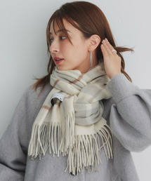 macocca（マコッカ）の「内モンゴル産 カシミヤ100％ チェック ストール（ストール/ショール）」