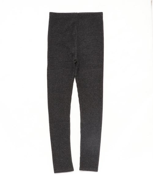 Bou Jeloud（ブージュルード）の「温か起毛◆リブレギンス（レギンス/スパッツ・レディース・ライトグレー/ブラック/杢グレー・FREE）」の16枚目の写真