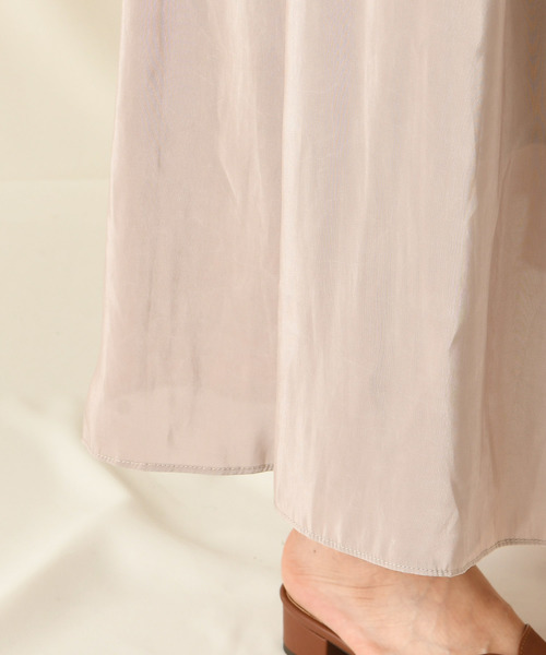 DouDou（ドゥドゥ）の「ギャザータンクワンピース（ワンピース・レディース・ベージュ/ネイビー/キャメル/ゴールド・FREE）」の8枚目の写真