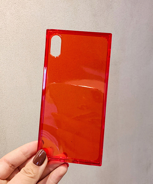 c.u.l(シーユーエル)の「【c.u.l】スクエア クリア ブラック レッド アイフォンケース iPhoneカバー ipc456(スマホケース/カバー・レディース・ホワイト/ブラック/レッド・A/C/D/B/E/F/K/I/J)」の17枚目の写真