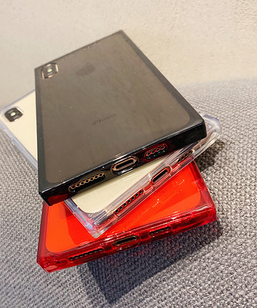 c.u.l(シーユーエル)の「【c.u.l】スクエア クリア ブラック レッド アイフォンケース iPhoneカバー ipc456(スマホケース/カバー・レディース・ホワイト/ブラック/レッド・A/C/D/B/E/F/K/I/J)」の11枚目の写真