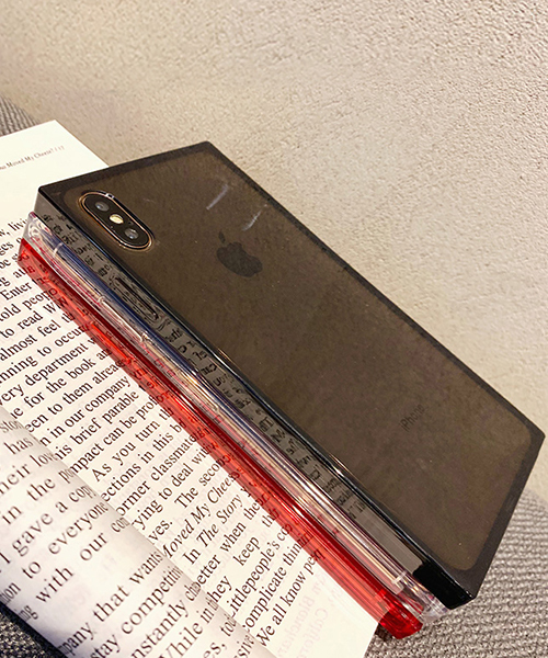 c.u.l(シーユーエル)の「【c.u.l】スクエア クリア ブラック レッド アイフォンケース iPhoneカバー ipc456(スマホケース/カバー・レディース・ホワイト/ブラック/レッド・A/C/D/B/E/F/K/I/J)」の10枚目の写真
